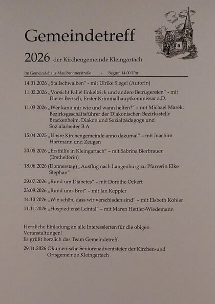 Gemeindetreff 2026
