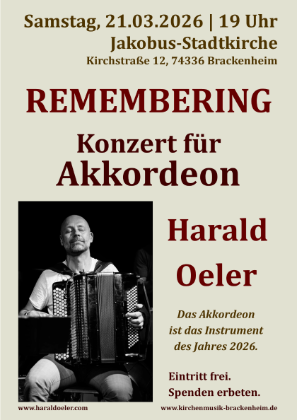 Akkordeon solo Konzert